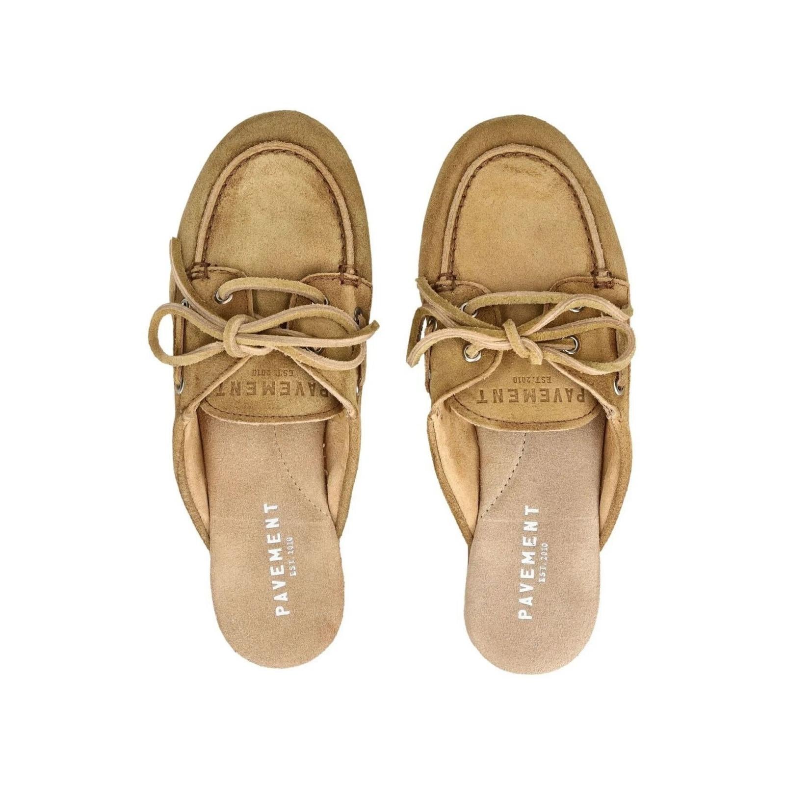 LOAFER/SLIPPER SUEDE SUEDE TAUPE