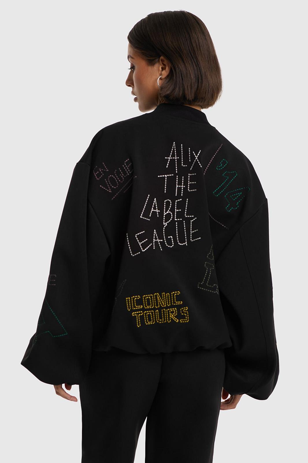 Woven Artwork Bomber