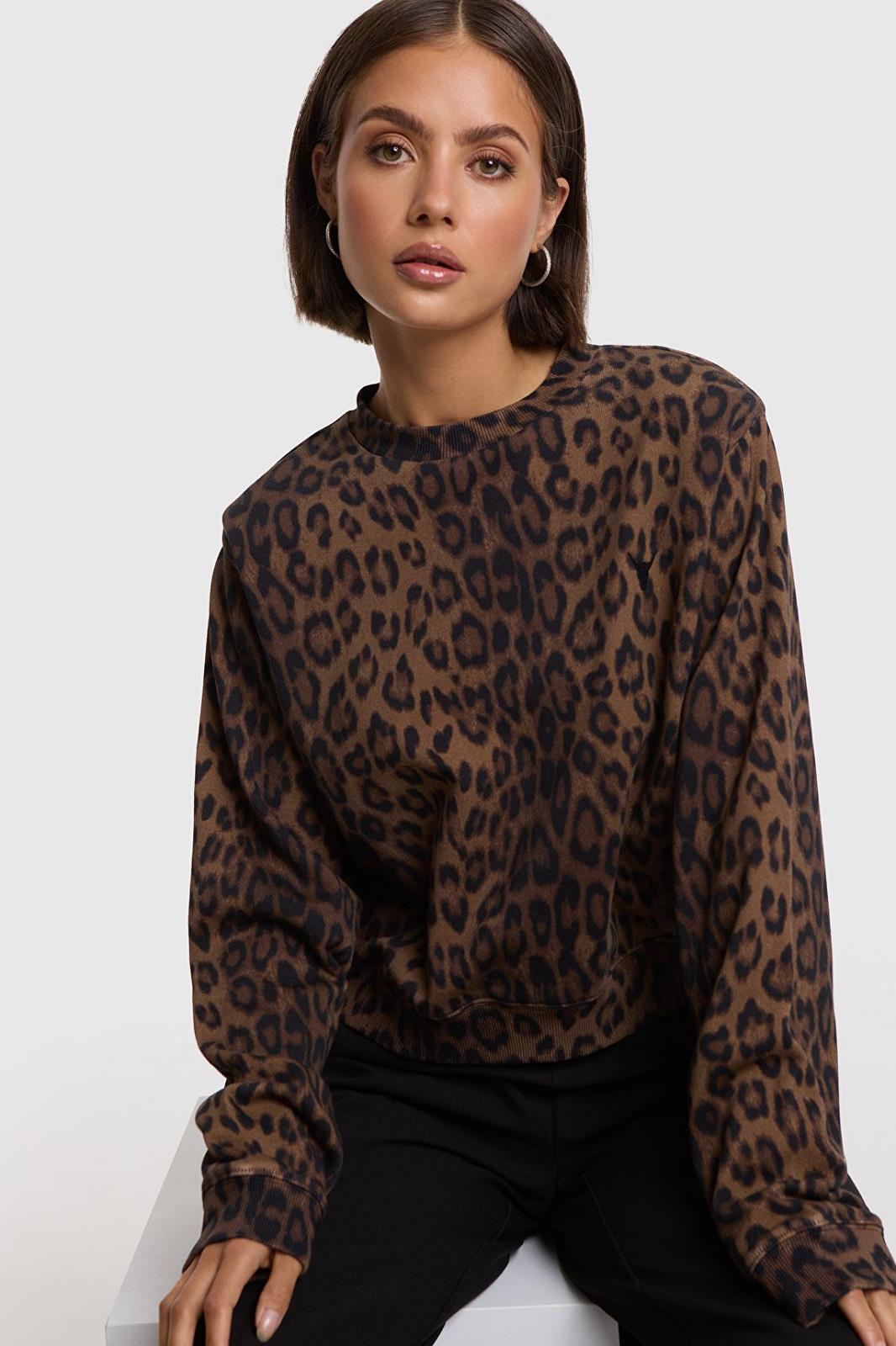 Knitted Leopard Sweater