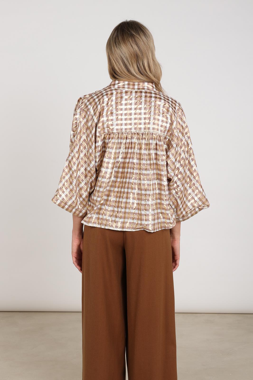 Blouses Offwhite/Toffee