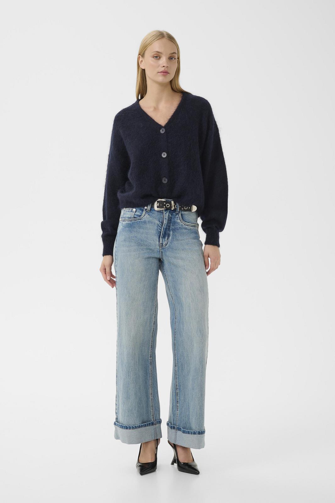 Cardigan Navy melange