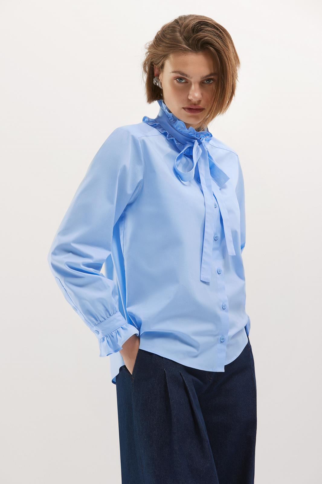 BLOES LM UNI L BLAUW + RUSHES