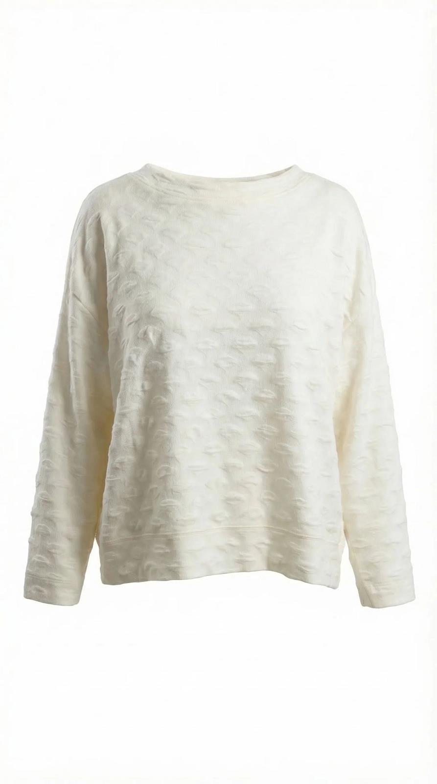 t-shirt long sleeves in jaquard jersey