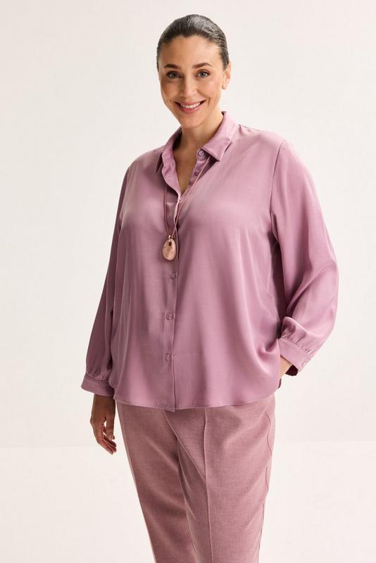 Blouse SN LSL NPK MAUVE SHADOWS