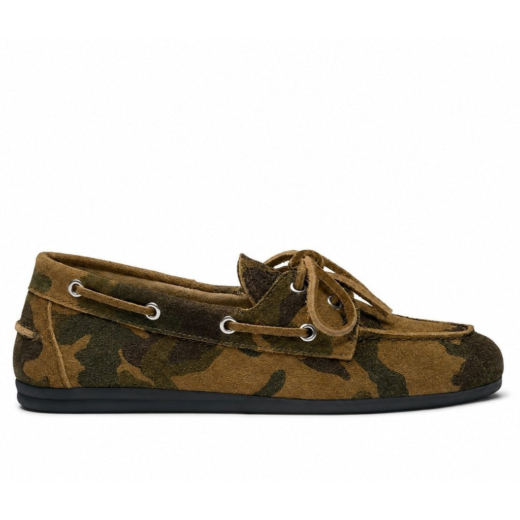 BOATSHOE SUEDE CAMO