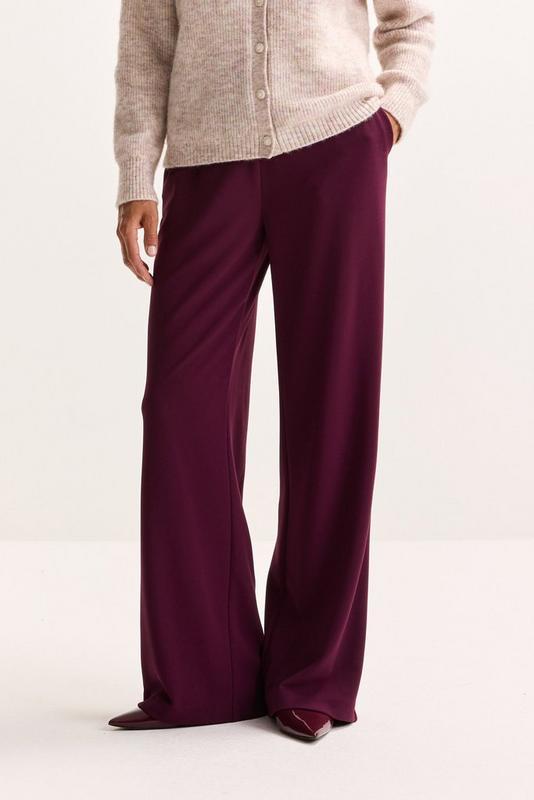 PANTS DRESSED L-*-UNI-AUBERGINE