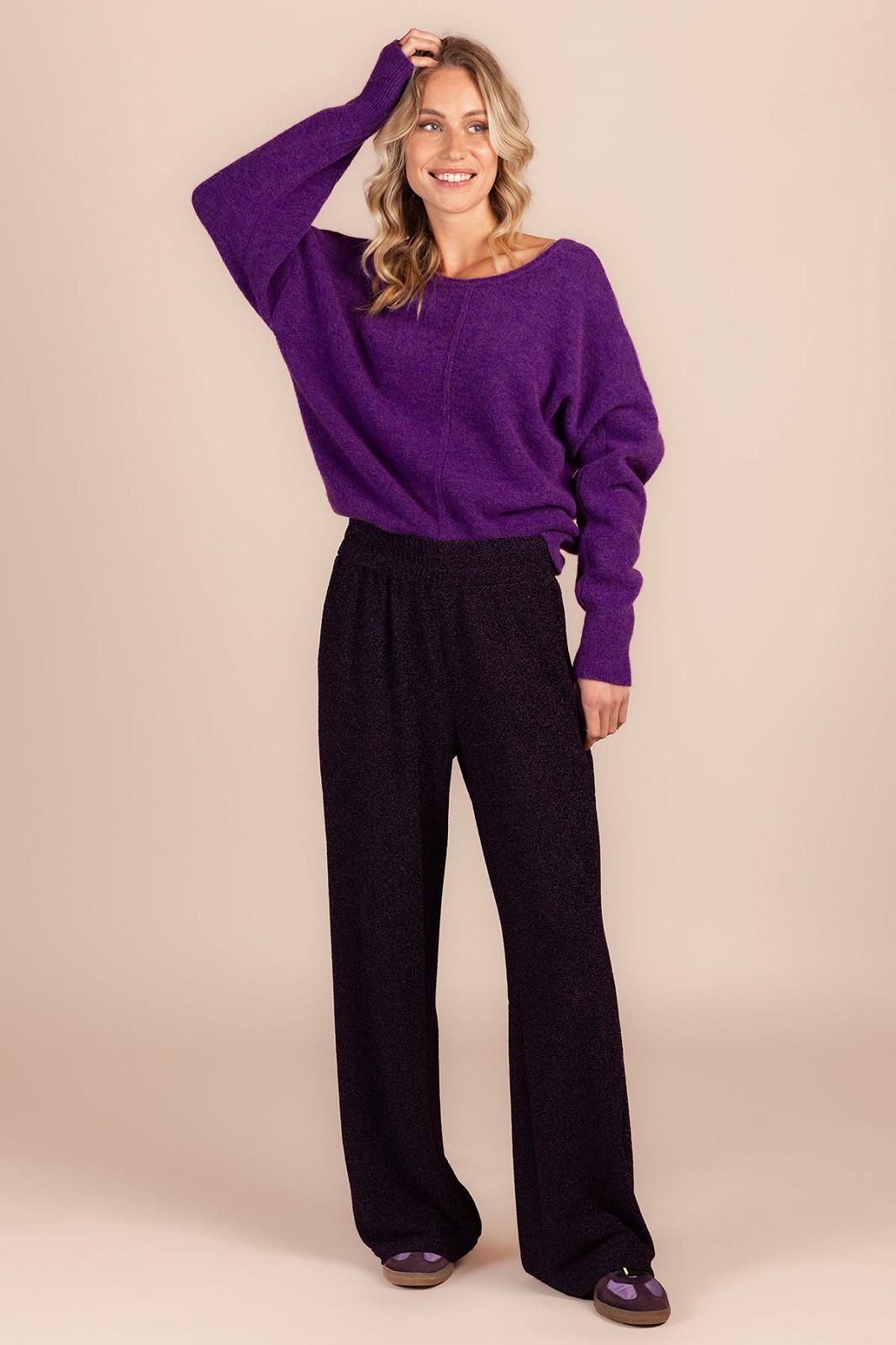 PANTS CASUAL L-*-UNI-PURPLE