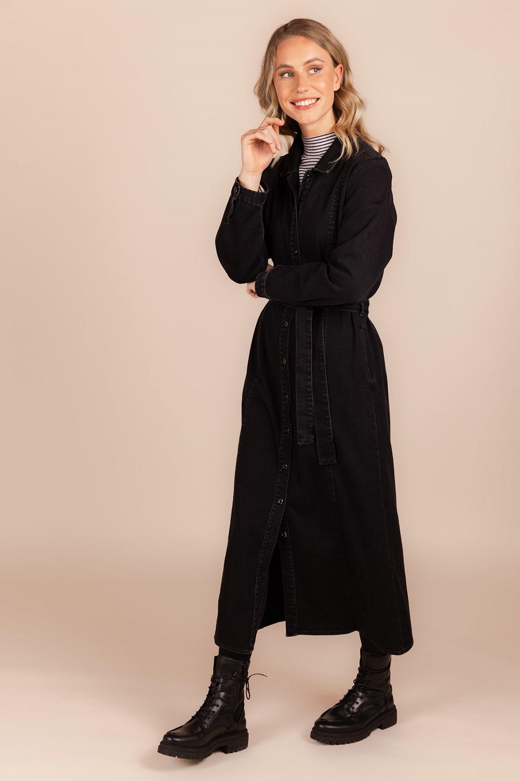 DRESS LS-LONG-UNI-ANTRACITE