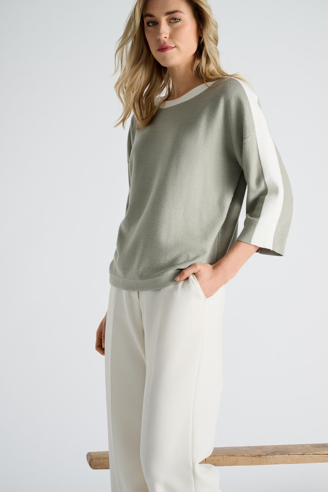 PULL 3/4S-BN-UNI-KHAKI