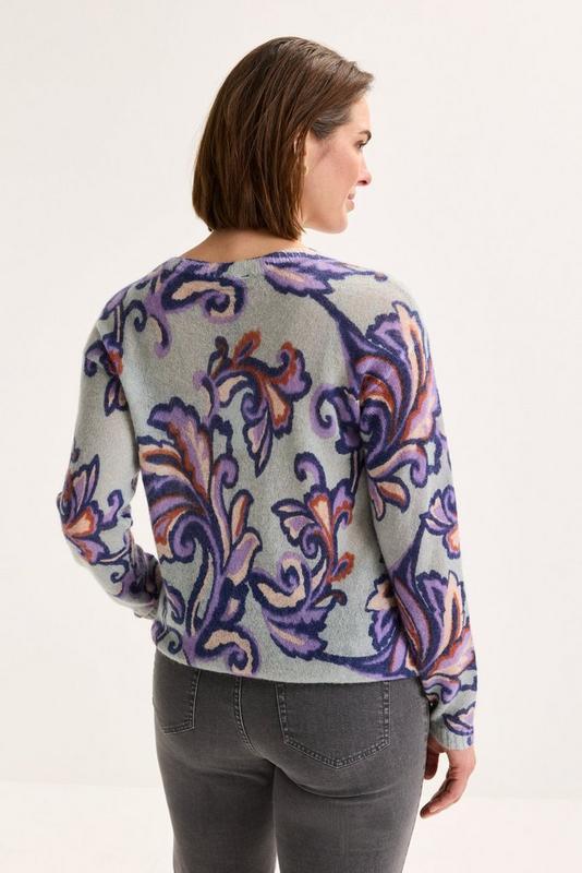 PULL LS-ON-PRINT-TURQUOISE