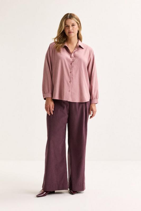 BLOUSE LS-*-UNI-PURPLE