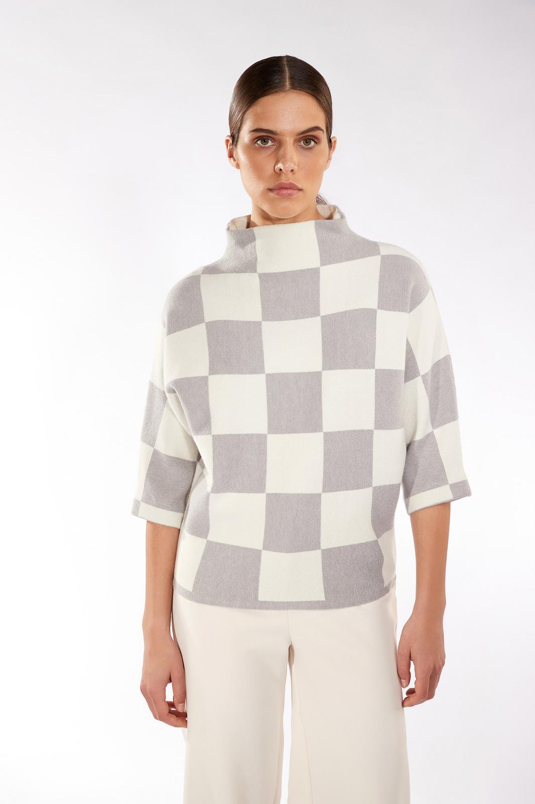 PULL 3/4S-*-PRINT-GREY