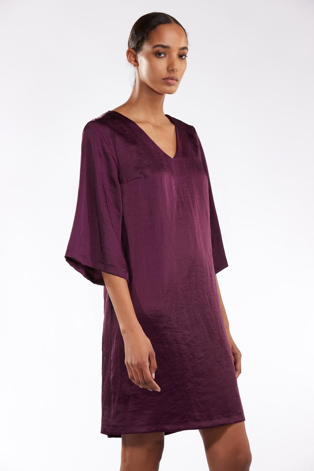 DRESS 3/4S-*-UNI-PURPLE DARK