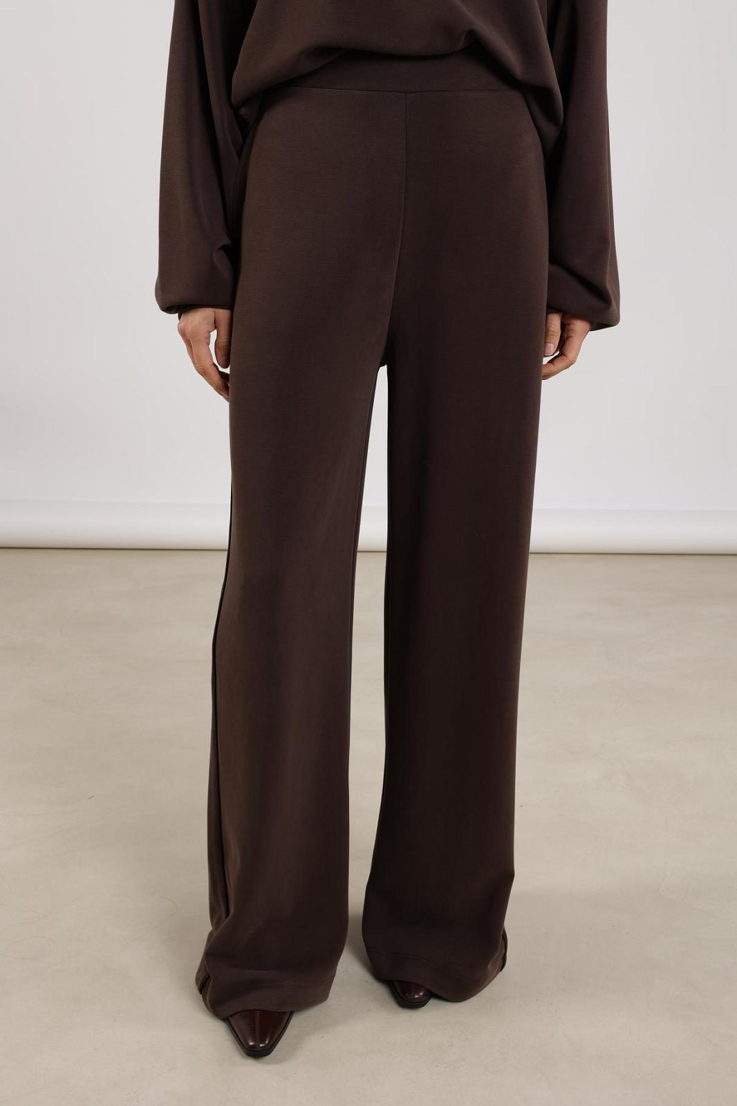 PANTS CASUAL L-*-UNI-BROWN DARK