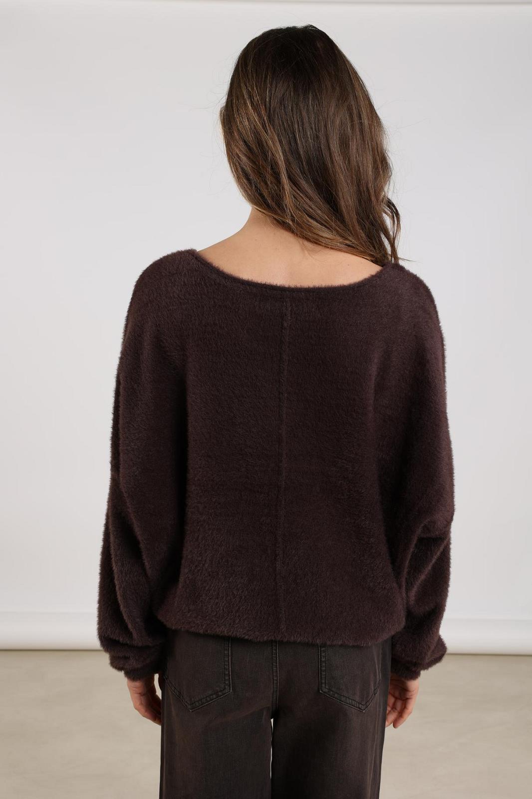 PULL LS-BN-UNI-BROWN DARK