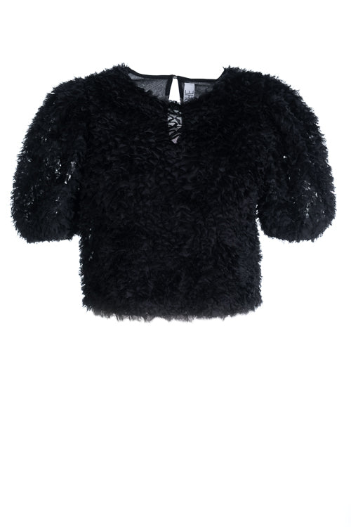 BLOUSE SS-*-UNI-BLACK