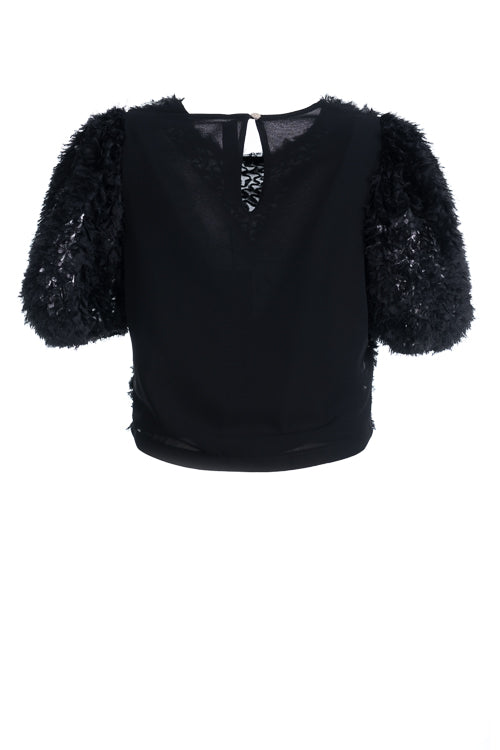 BLOUSE SS-*-UNI-BLACK