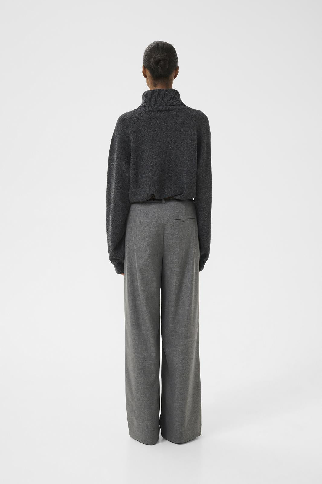 PANTS DRESSED L-*-UNI-GREY