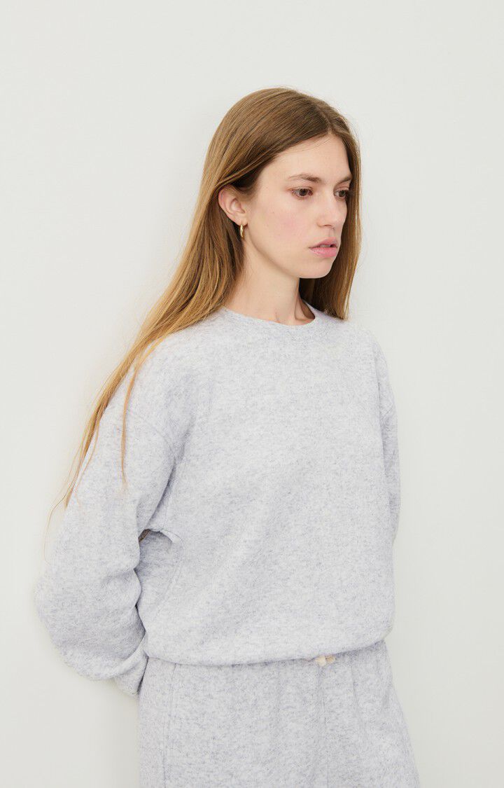 SWEATER LS-ON-CHINE-GREY