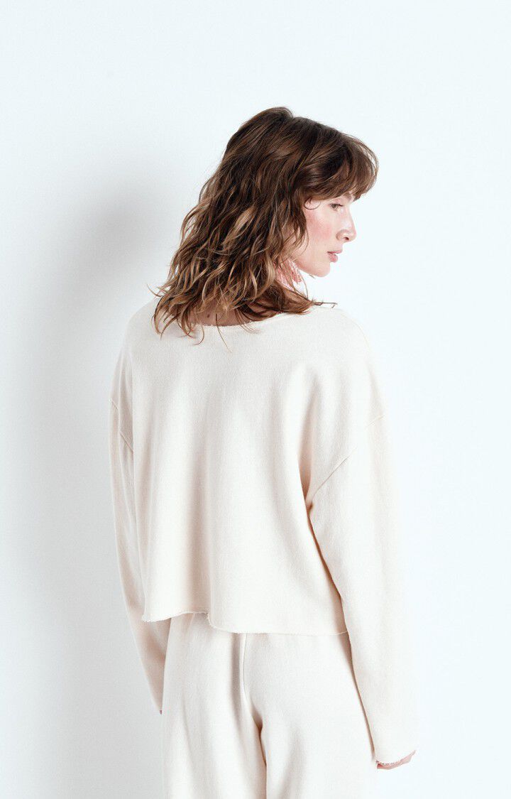 SWEATER LS-ON-UNI-BEIGE LIGHT