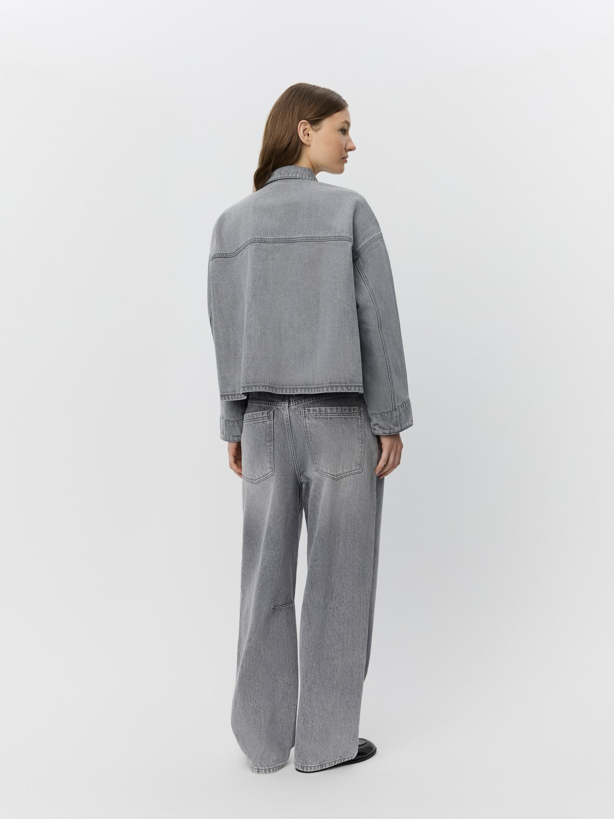 JACKET INDOOR DENIM-*-UNI-GREY