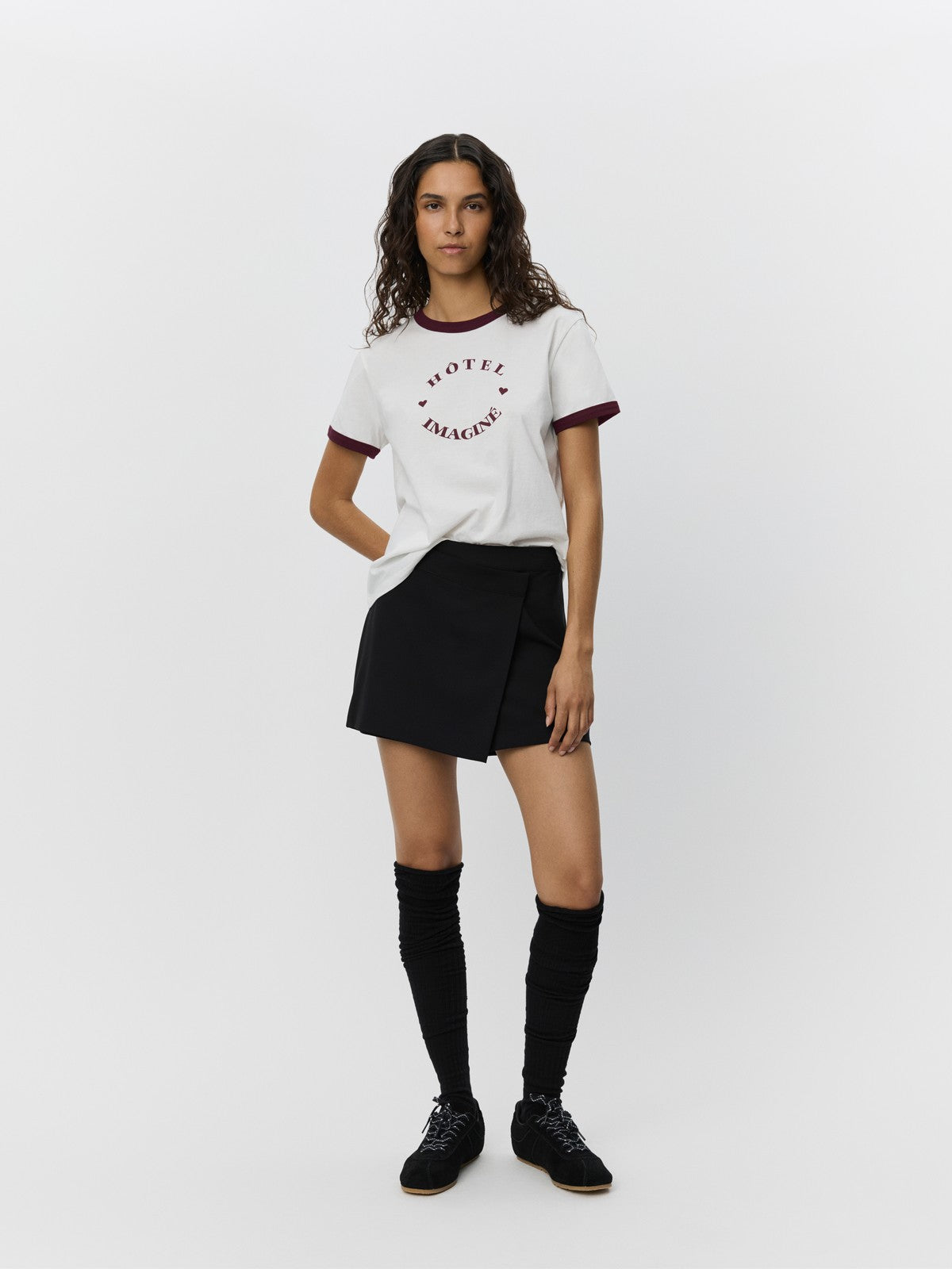 T-SHIRT SS-ON-UNI+PRINT-WHITE