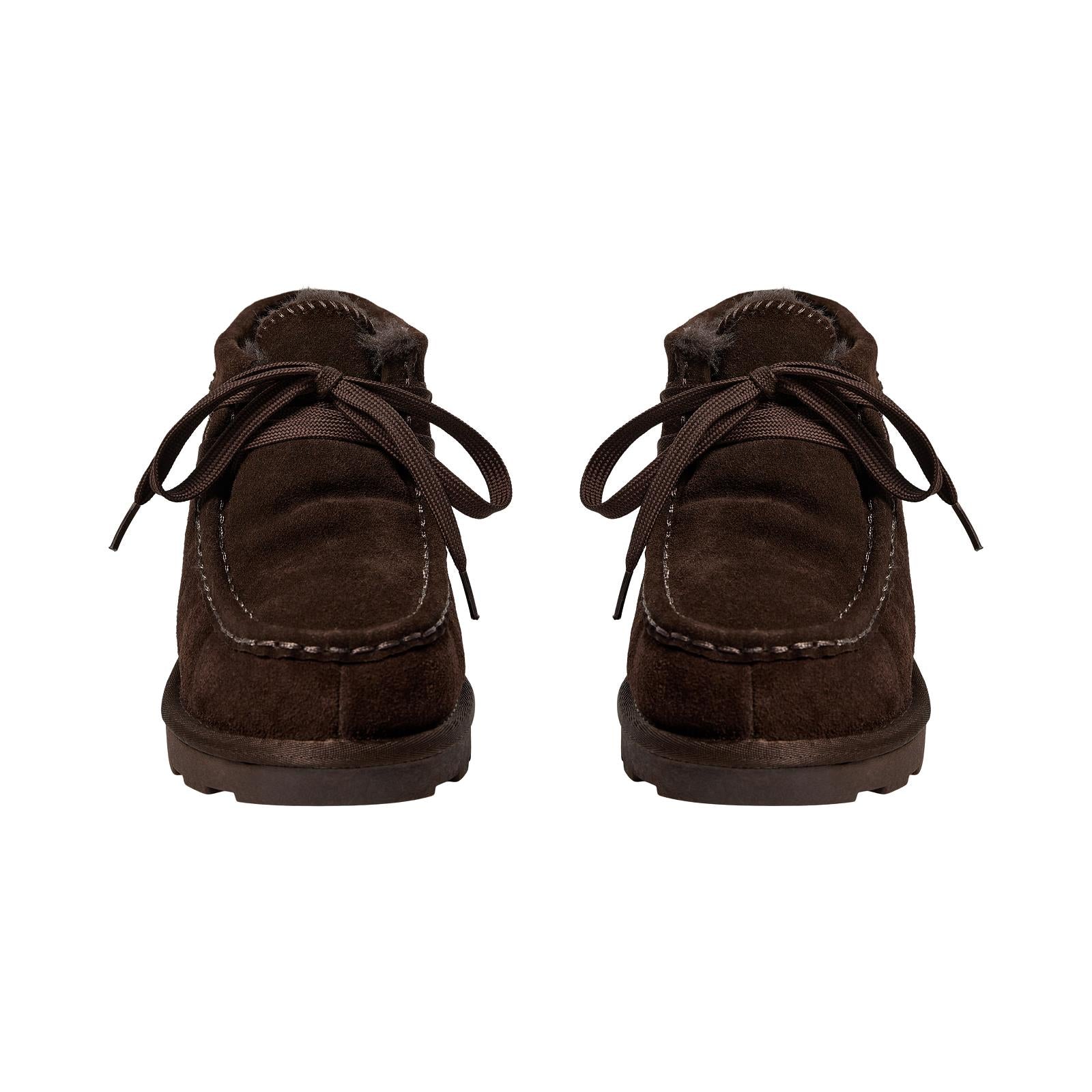 SHOES FRONT CLOSED-*-UNI-BROWN