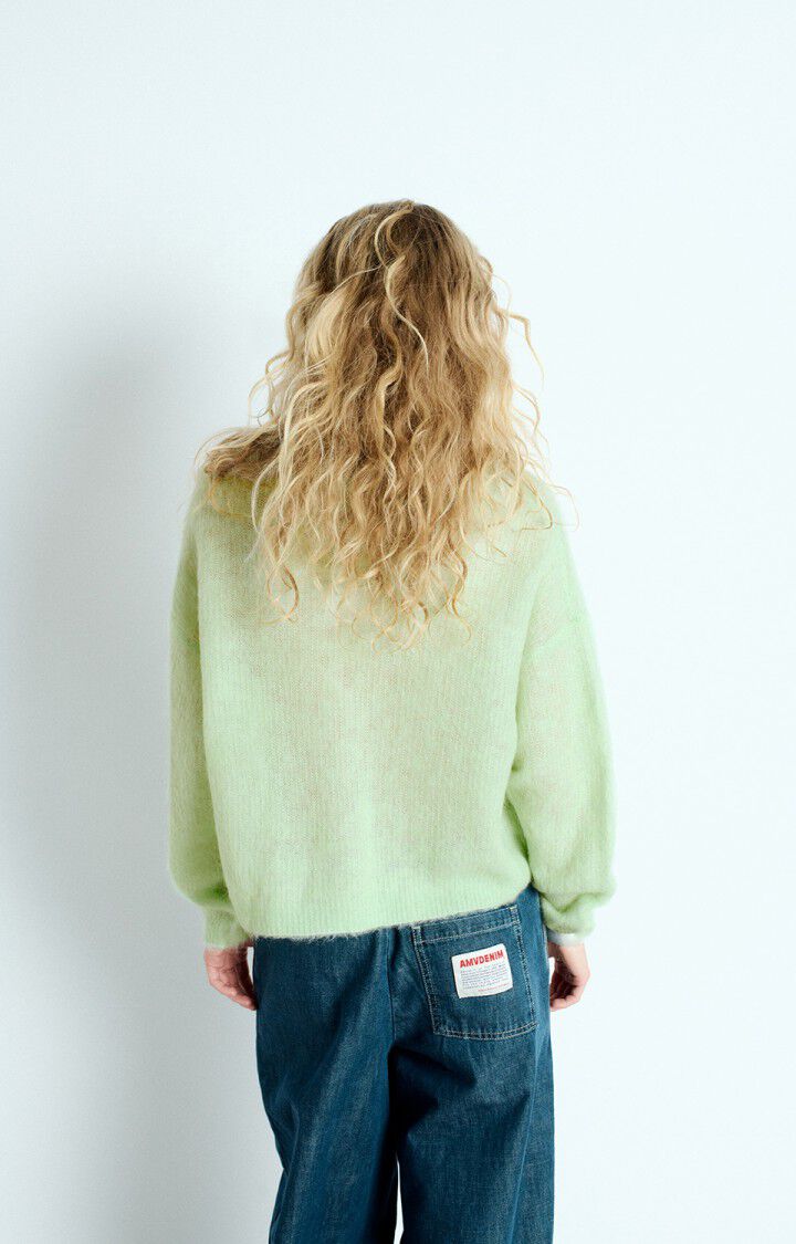 CARDIGAN KNIT N LS-VN-UNI-GREEN LIGHT