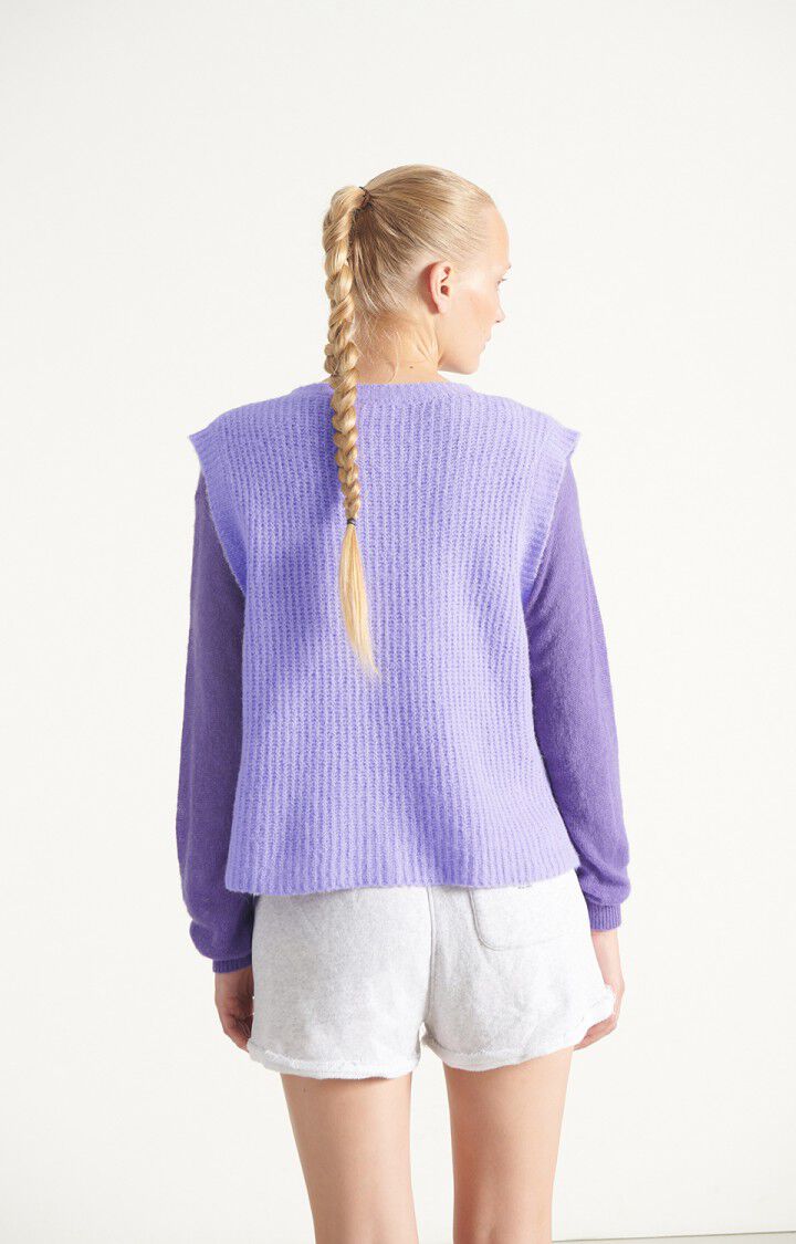 CARDIGAN KNIT N SL-ON-UNI-PURPLE