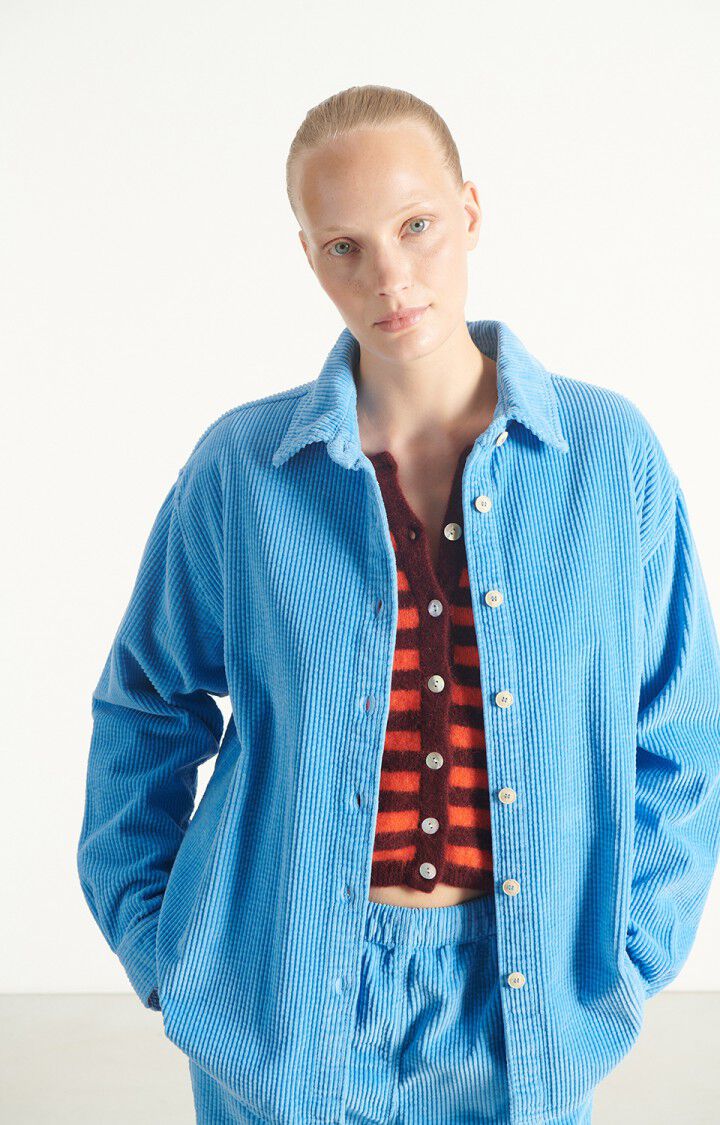 BLOUSE LS-*-UNI-BLUE