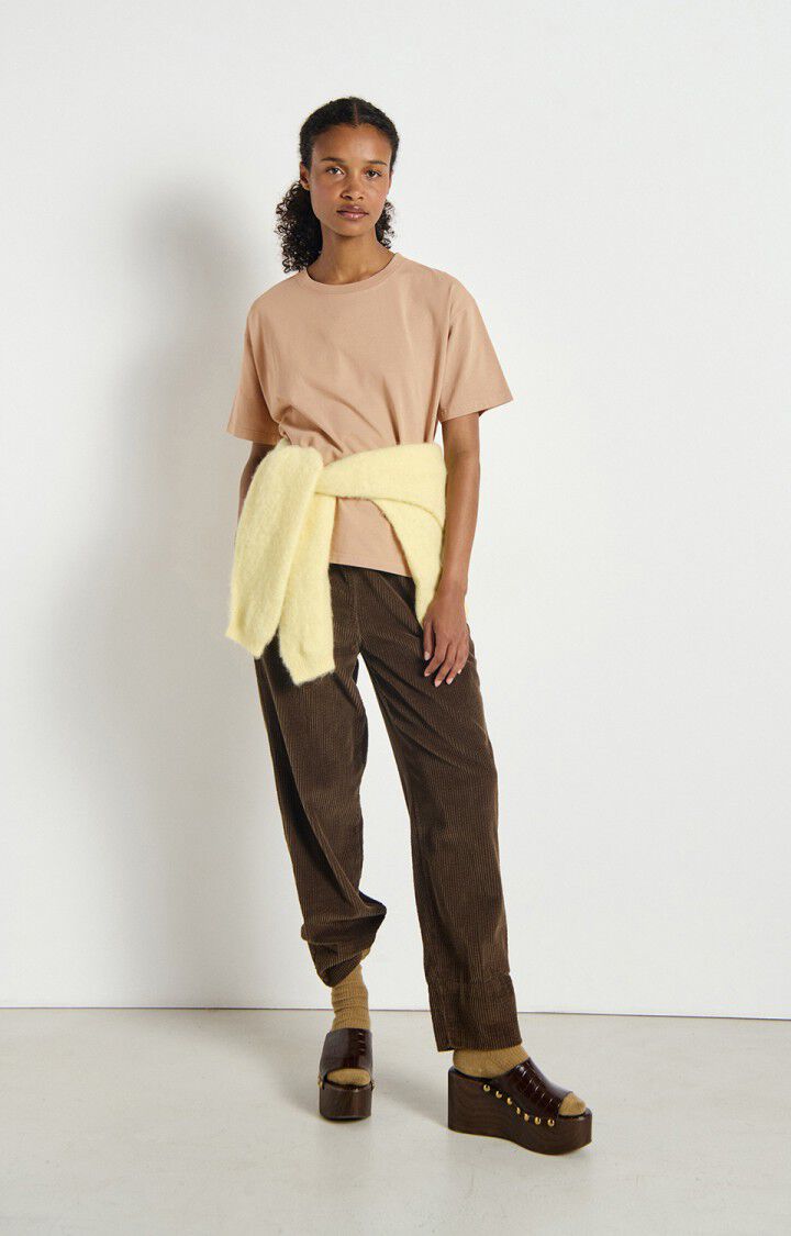 PANTS CASUAL 7/8-*-UNI-BROWN DARK