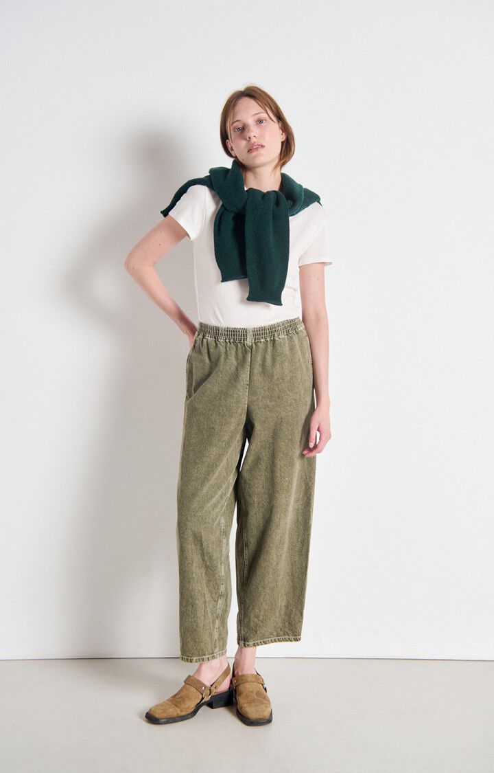 PANTS CASUAL L-DENIM/STR-UNI-KHAKI