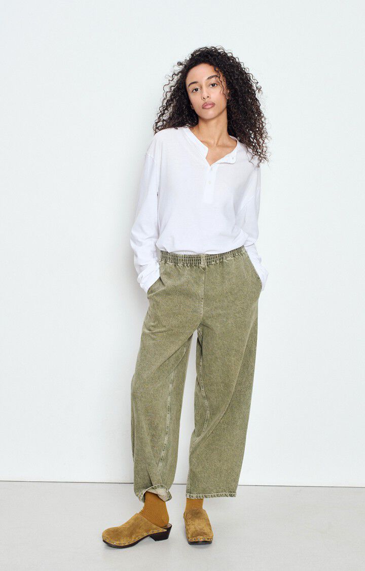 PANTS CASUAL L-DENIM/STR-UNI-KHAKI