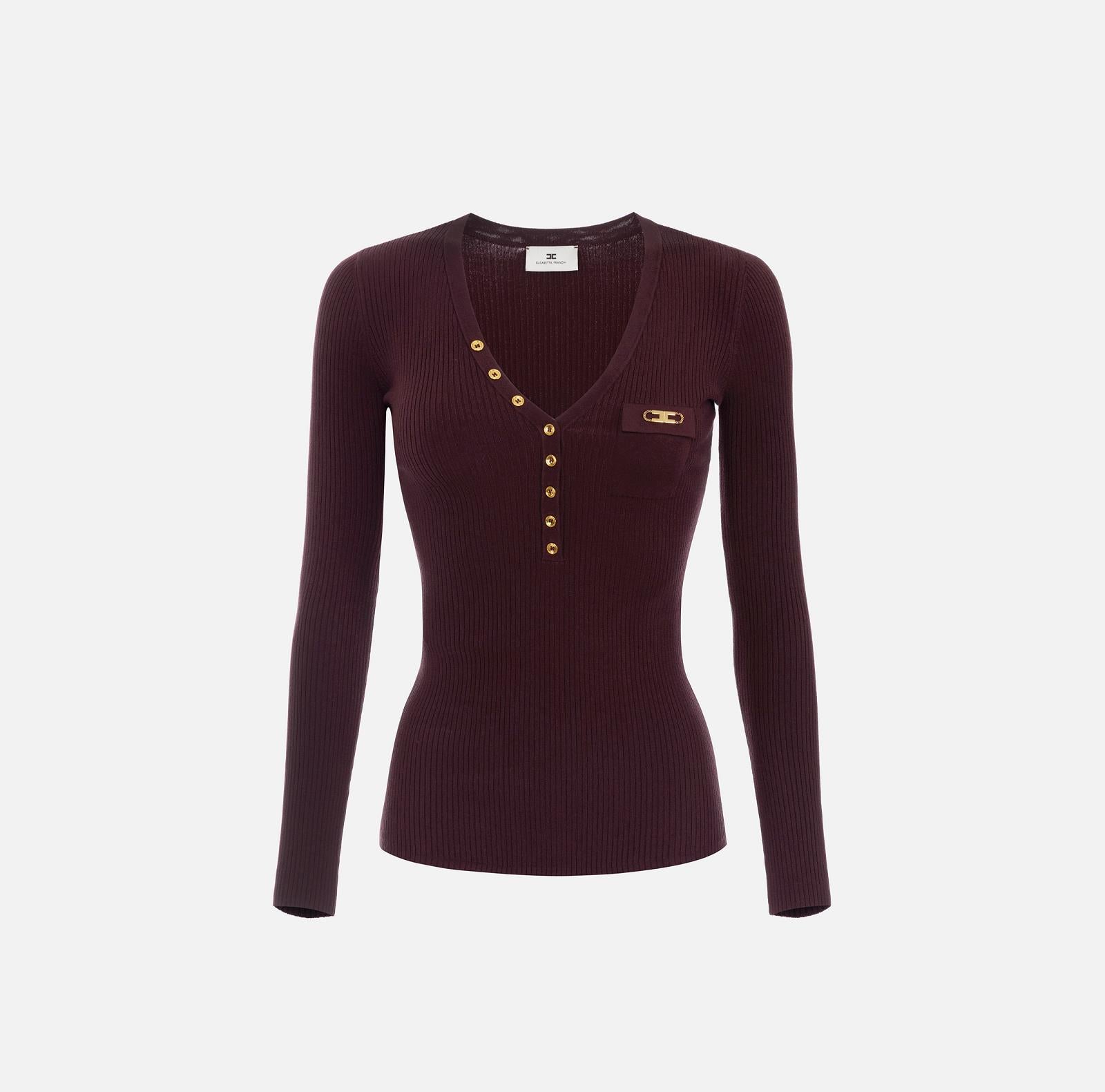 PULL LS-VN-UNI-AUBERGINE