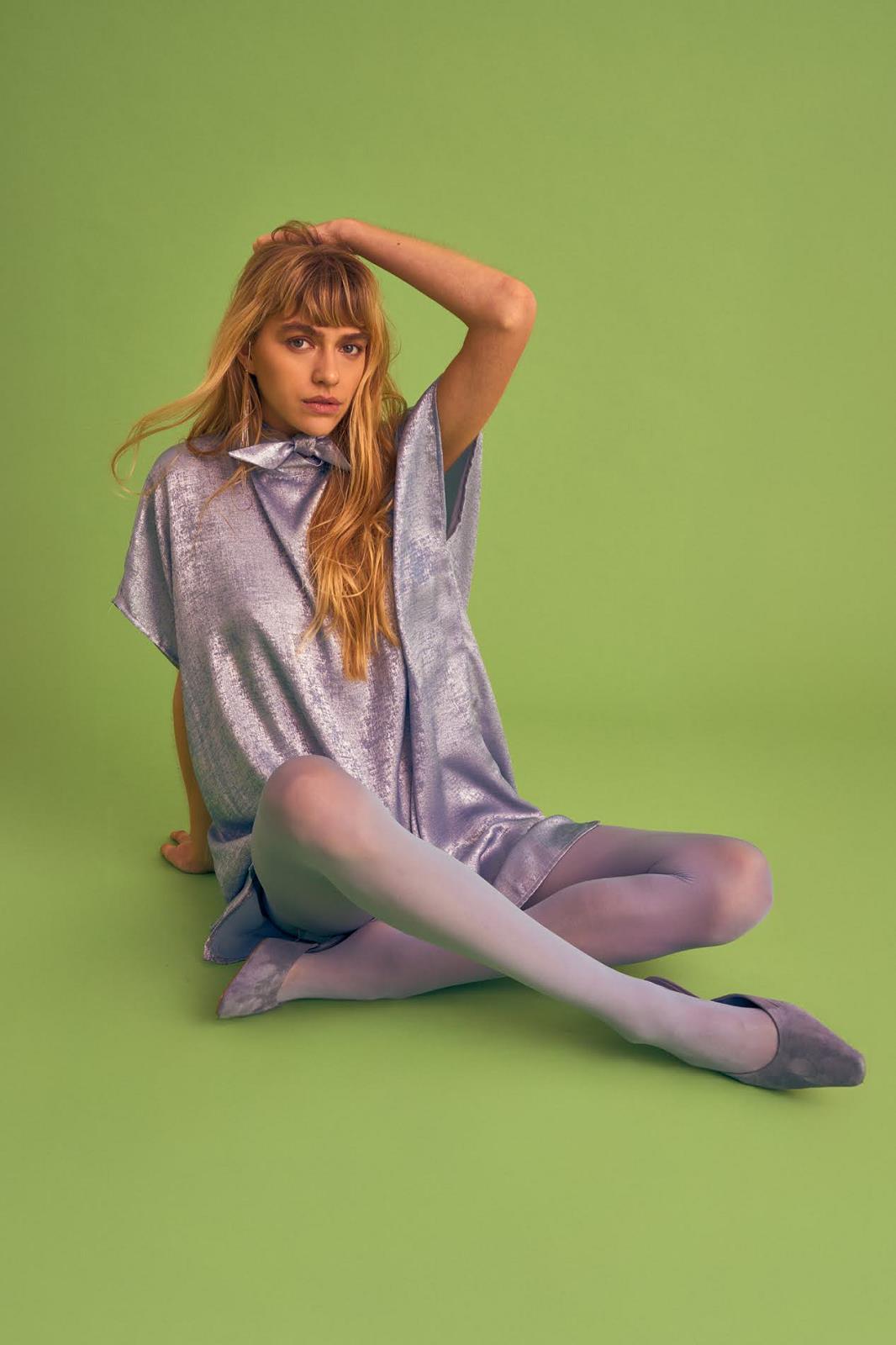 JURK SHINY BLAUW