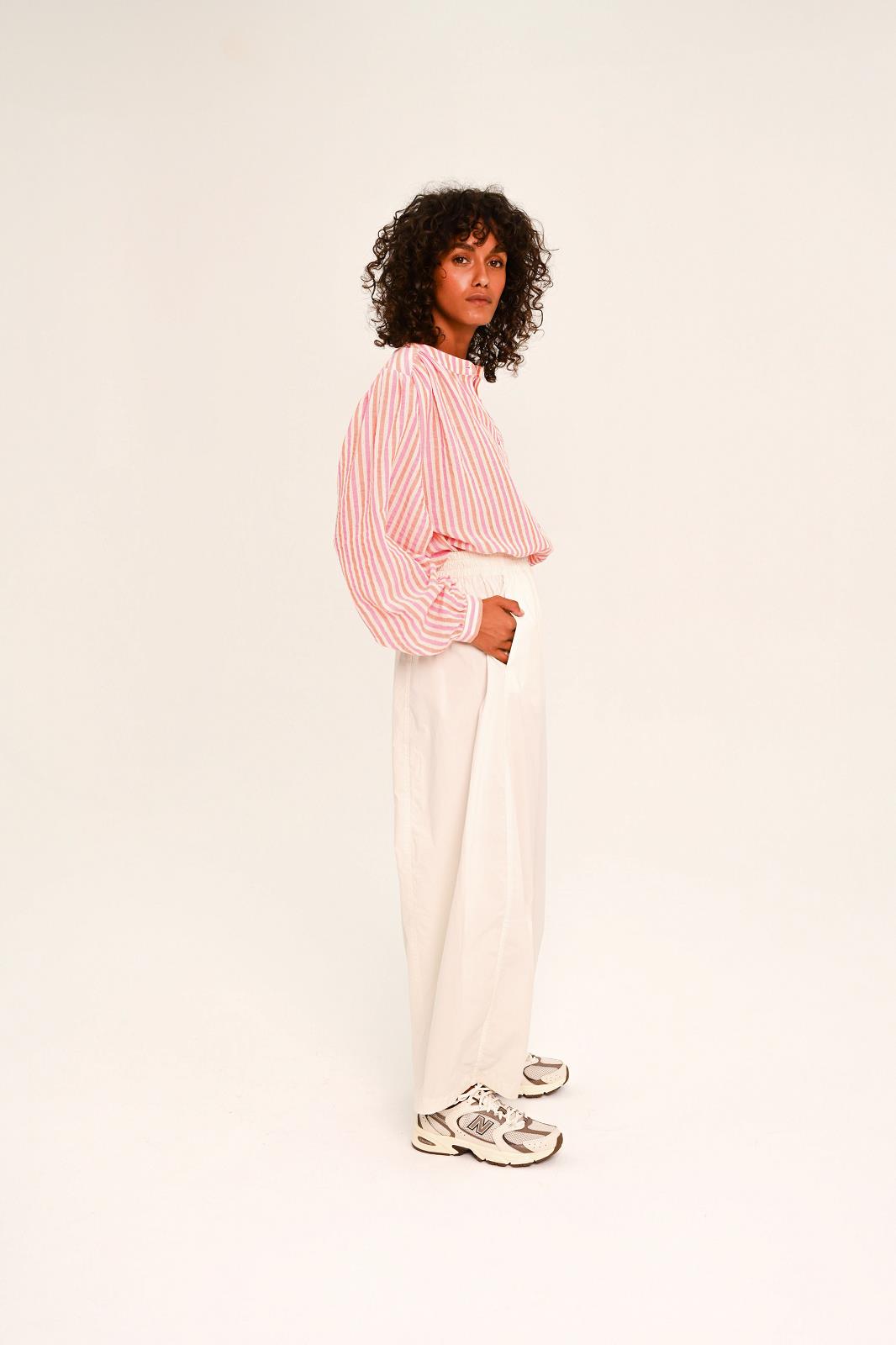 BLOUSE LM STREEP ROOS