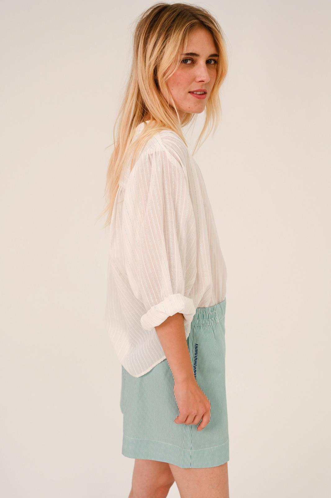 BLOUSE LM STREEP WIT