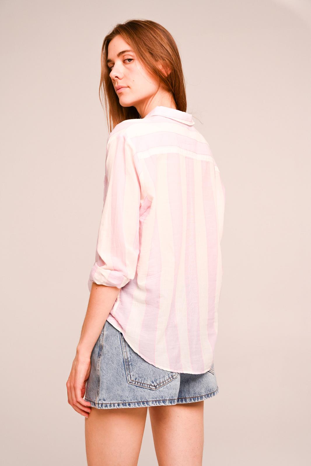 BLOUSE LM STREEP LILA