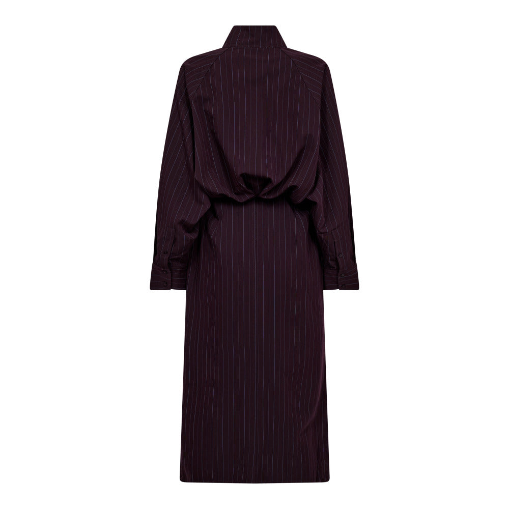 KLEED LANG STREEP AUBERGINE