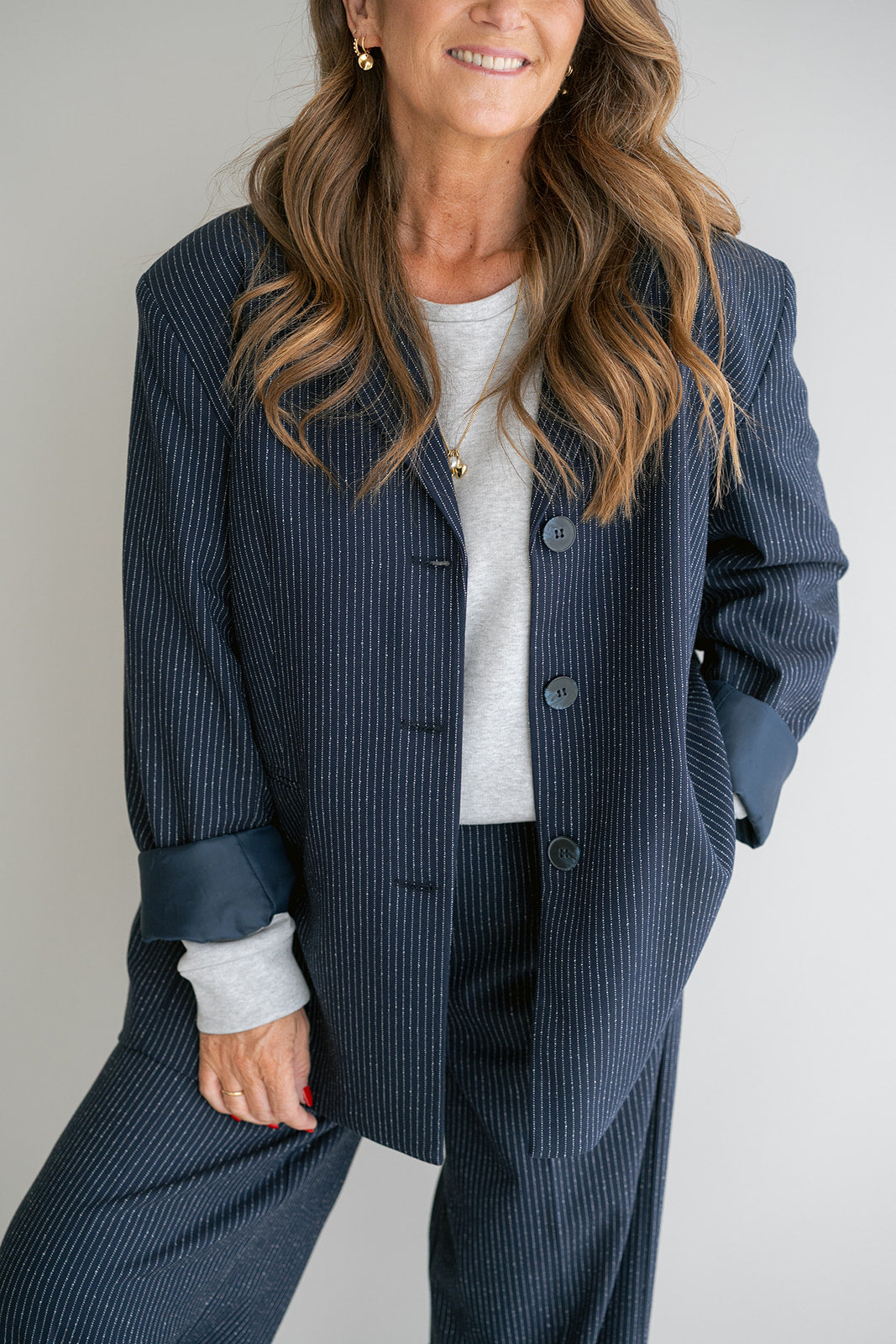 BLAZER STREEP MARINE