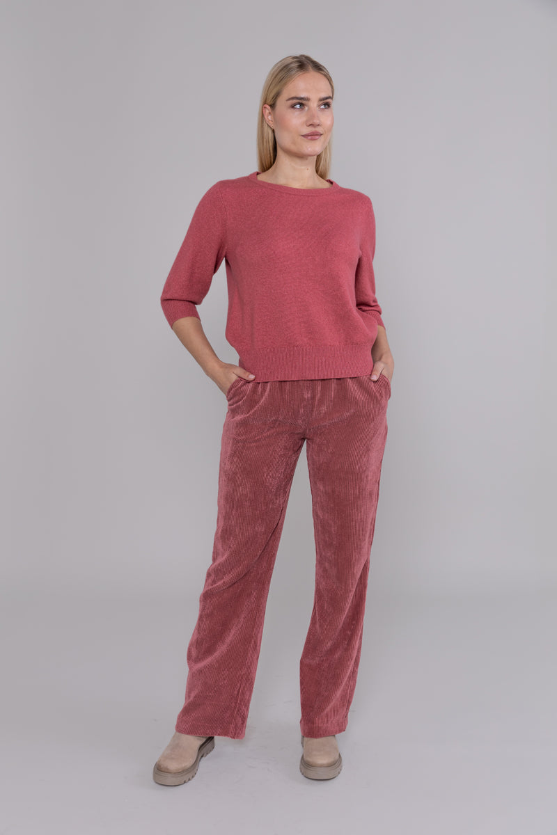 PULL 3/4M UNI ROZE