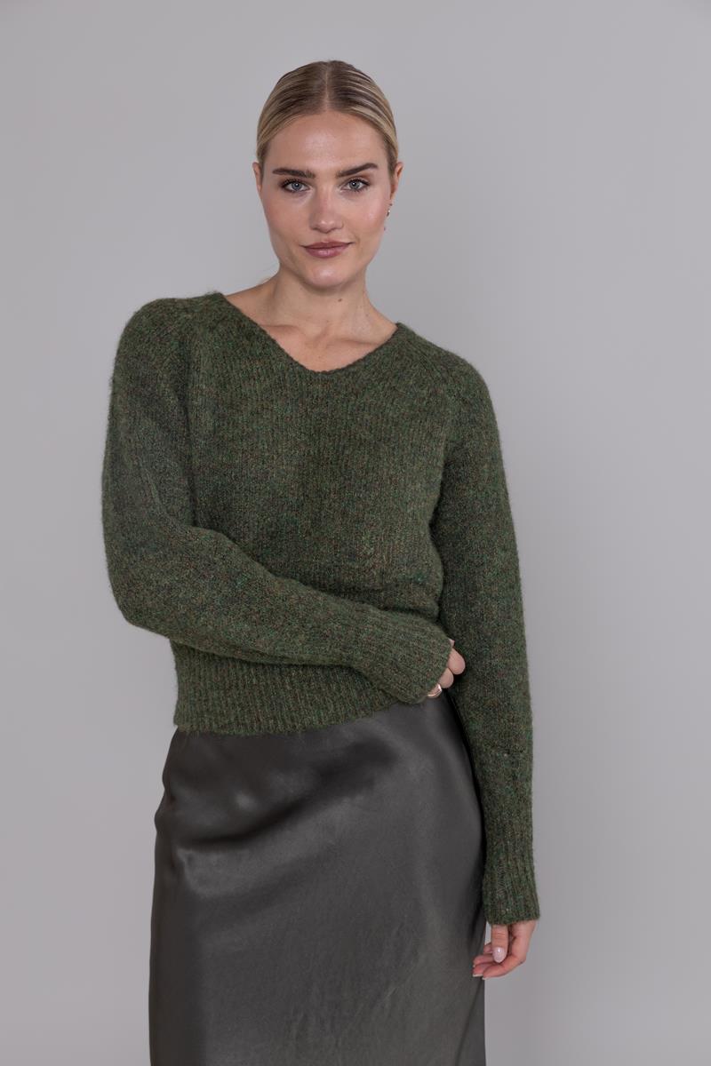 PULL LM VH UNI GROEN