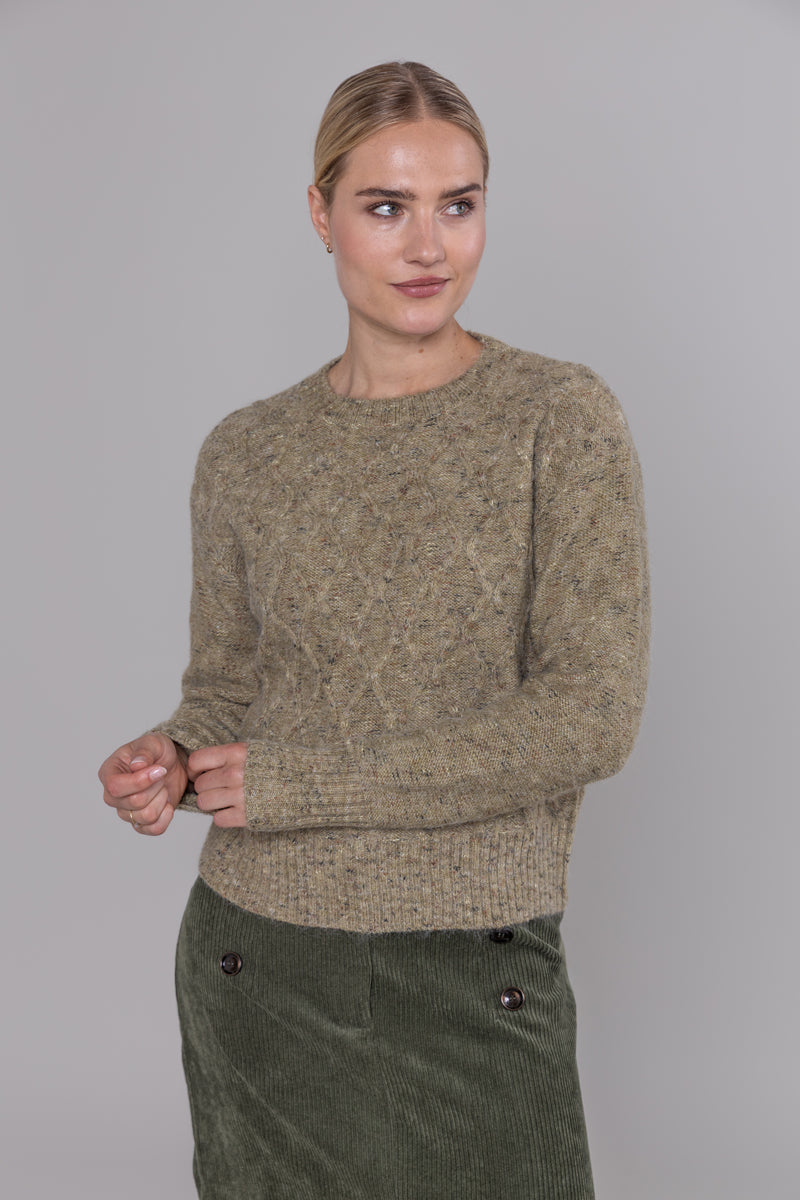 PULL LM RH UNI GROEN