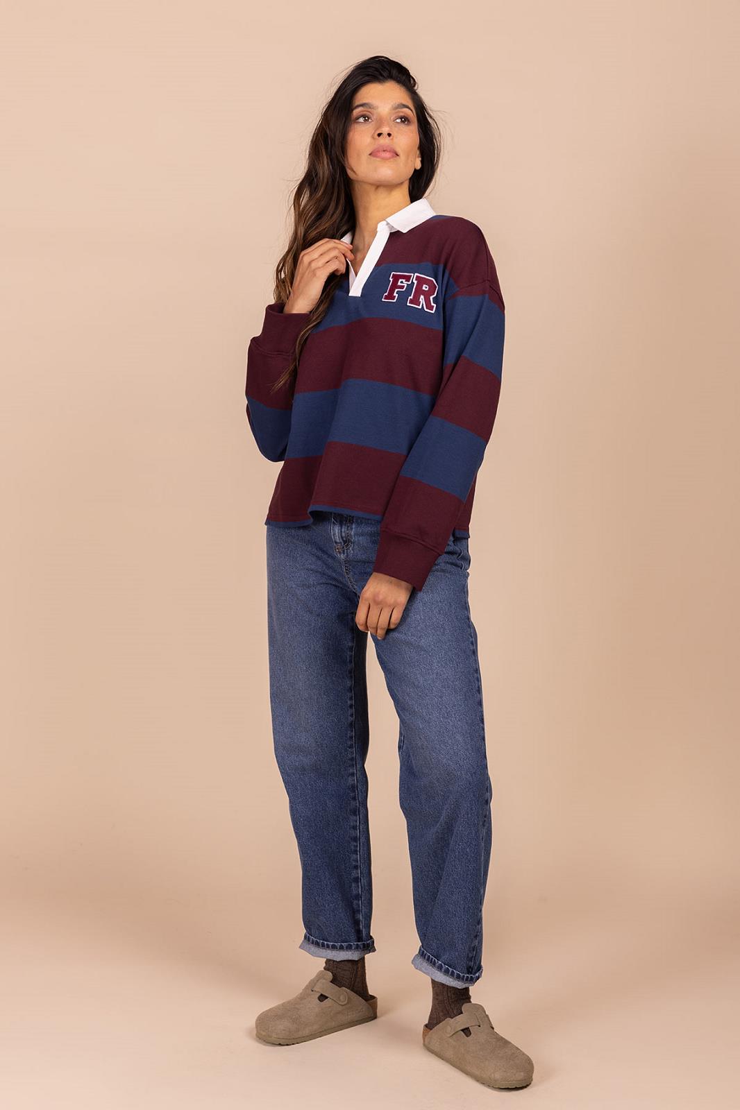POLO STREEP BORDEAUX