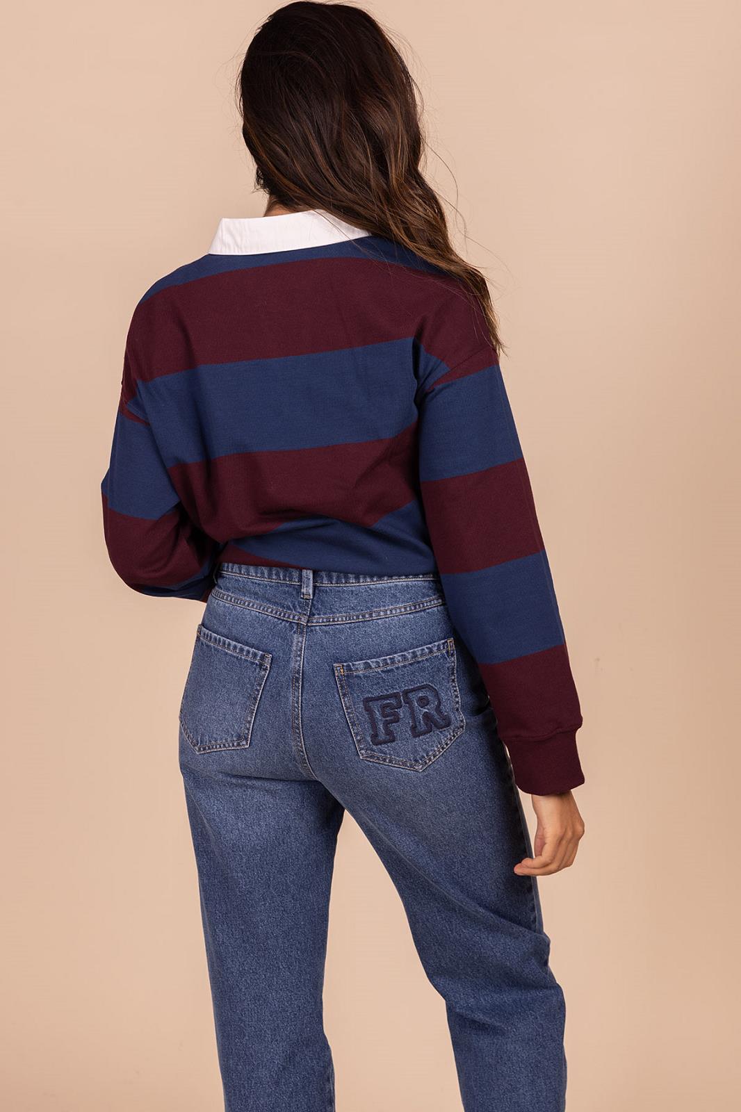 POLO STREEP BORDEAUX