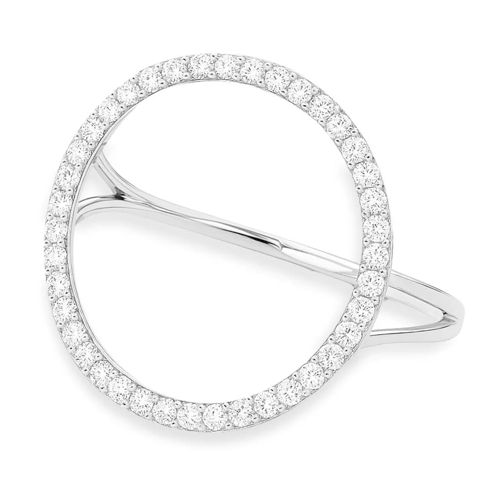 ZILVEREN RING CIRKEL