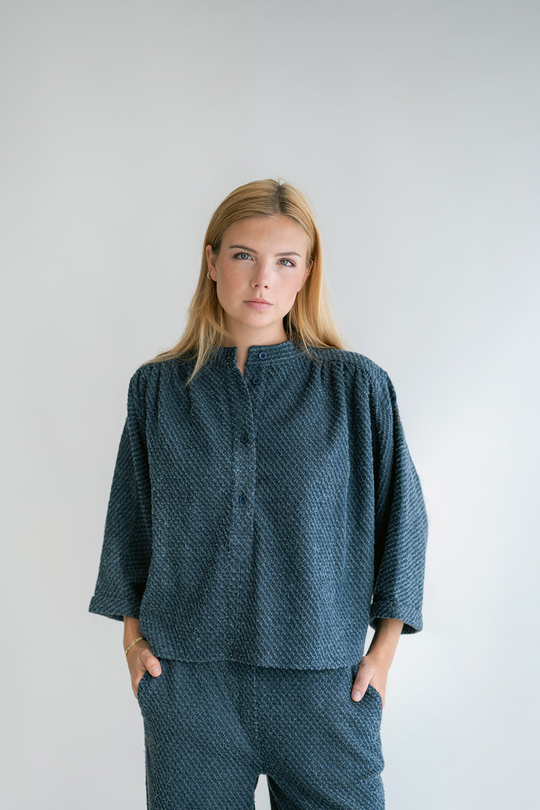 BLOES TWEED NAVY