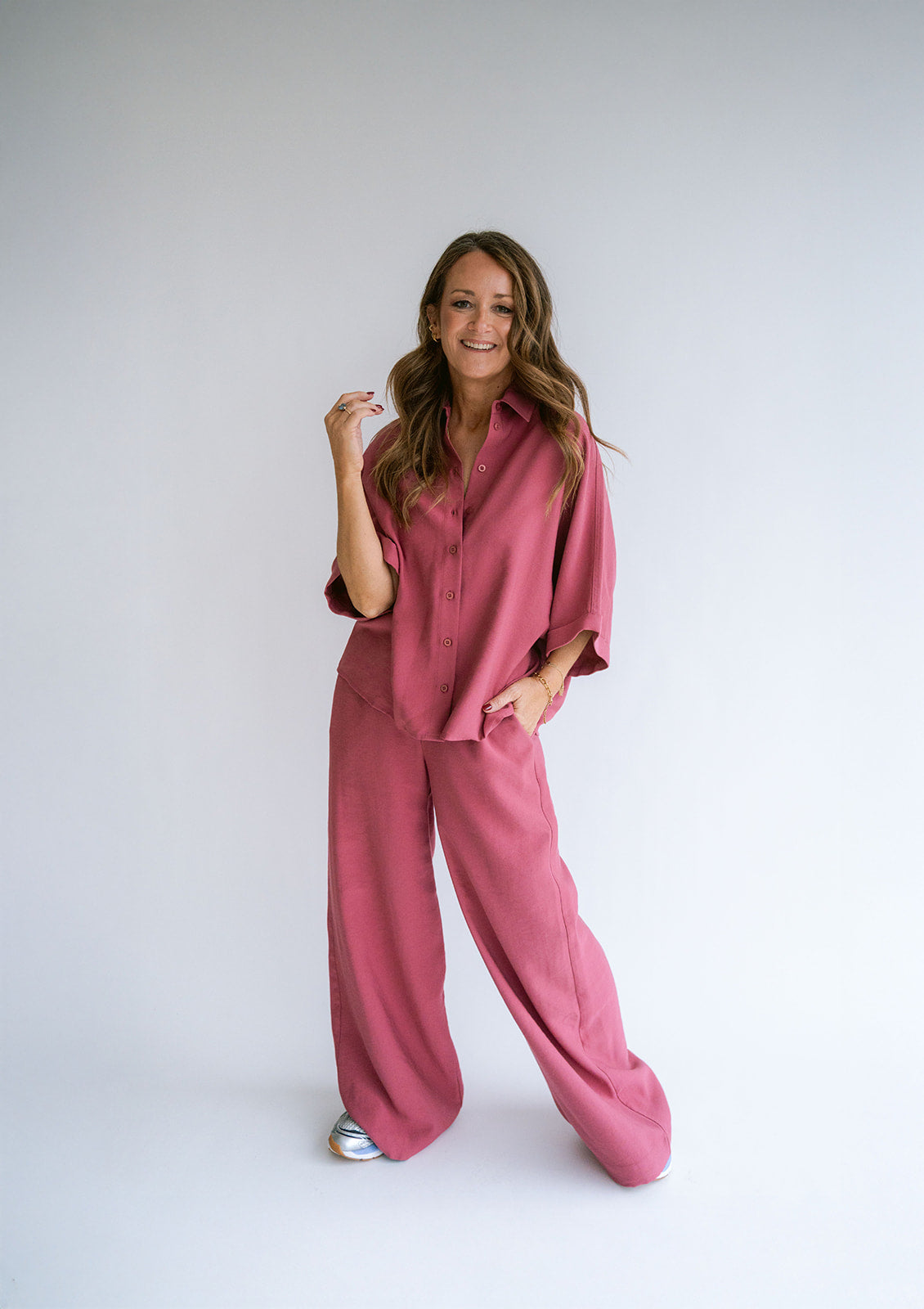 BROEK UNI ROZE