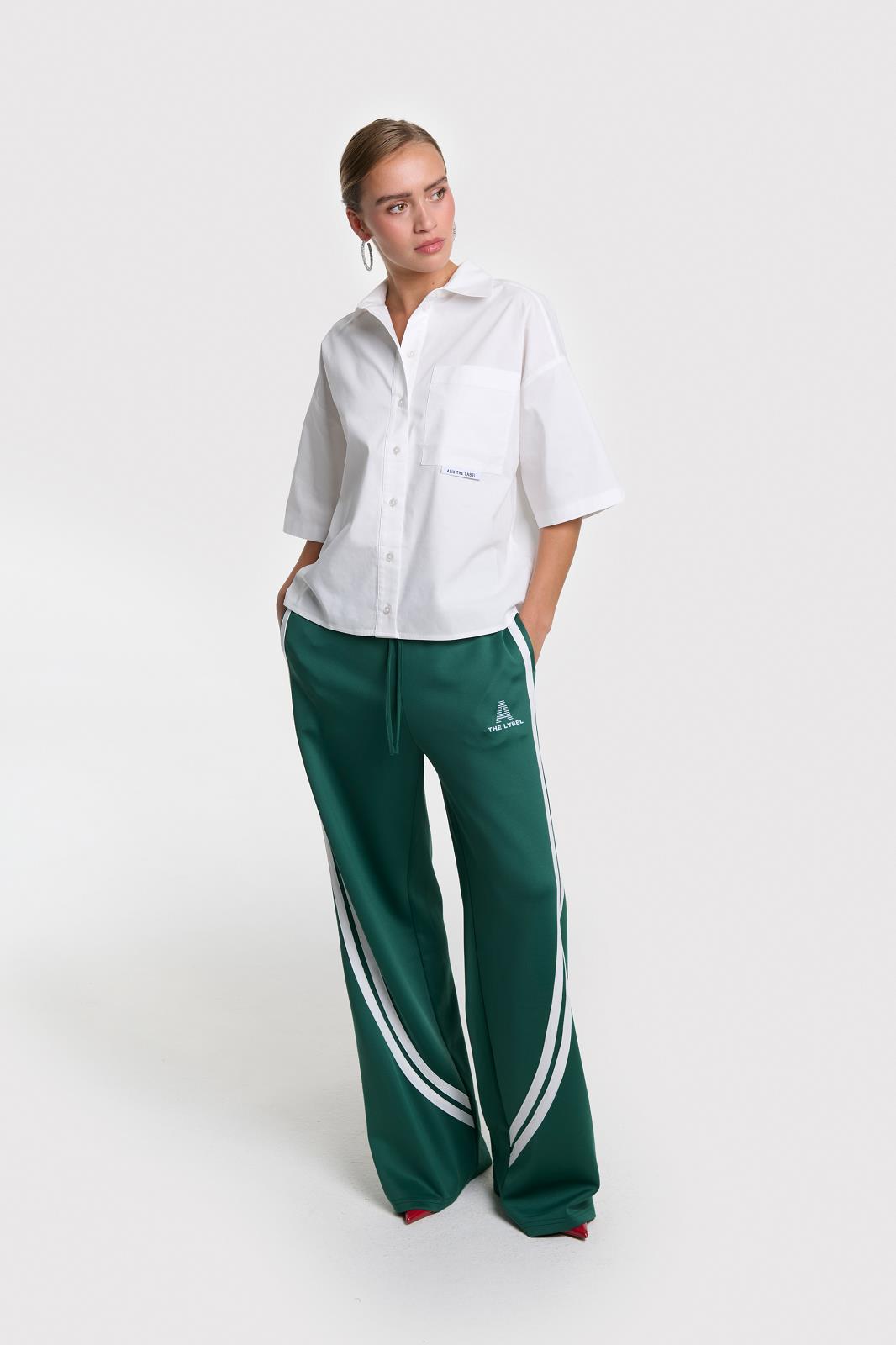 ladies knitted tapes training pants