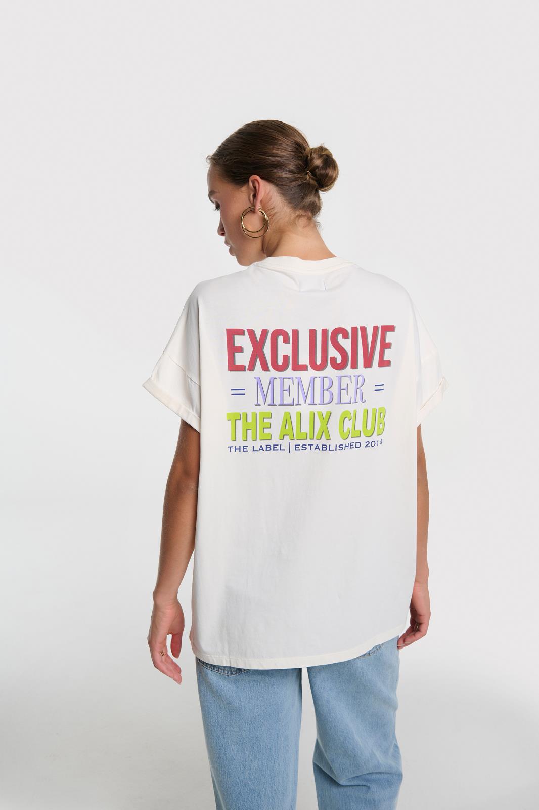 ladies knitted alix club t-shirt